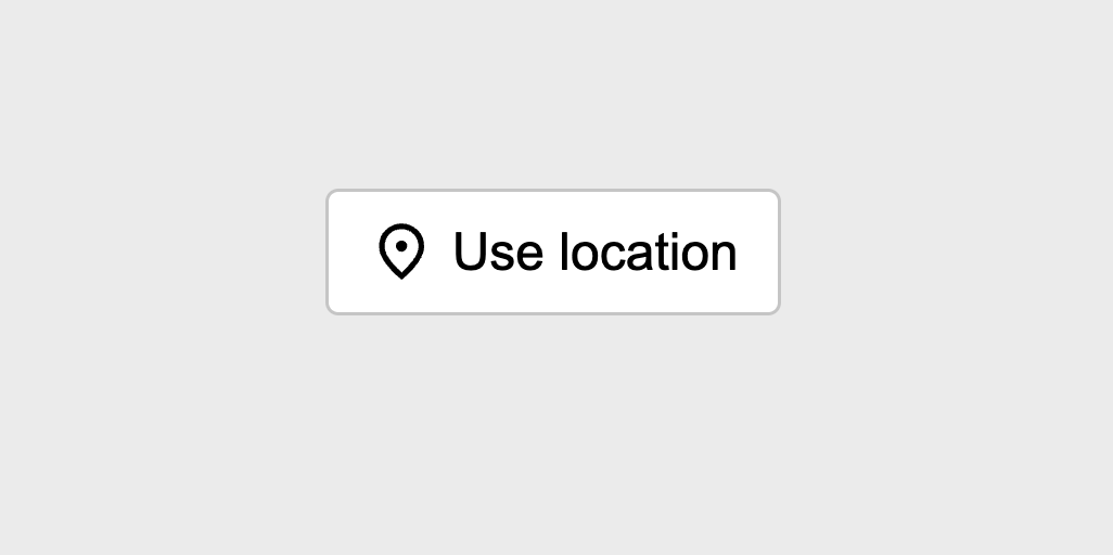 Screenshot of Chrome's rendering of the geolocation element