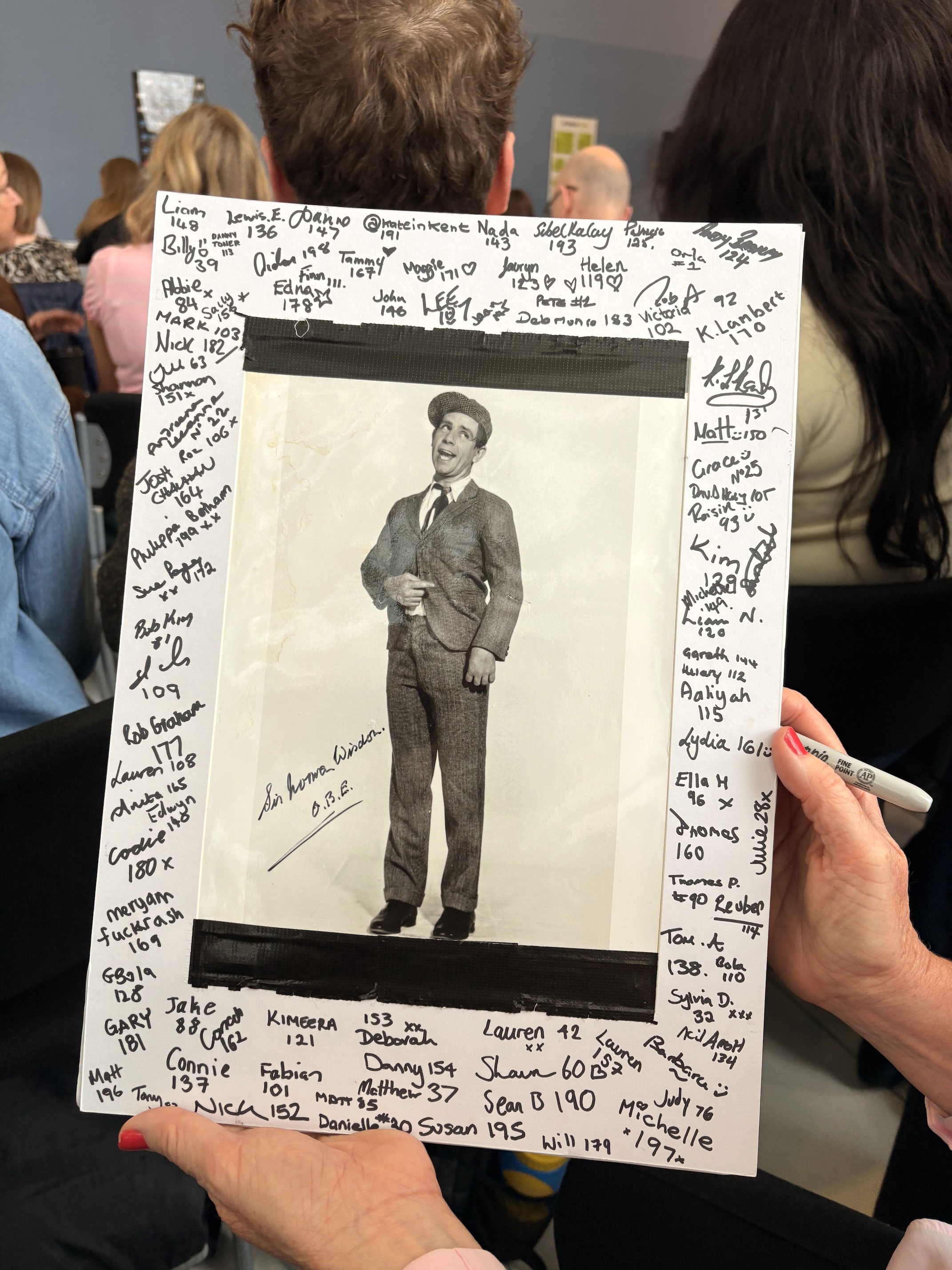 Signed photo of Norman Wisdom